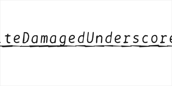BPtypewriteDamagedUnderscored Italic Logo