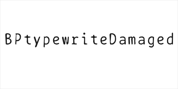 BPtypewriteDamaged Logo