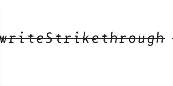 BPtypewriteStrikethrough Italic Logo
