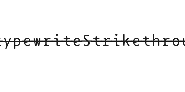BPtypewriteStrikethrough Logo