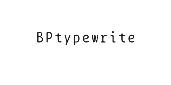 BPtypewrite Logo
