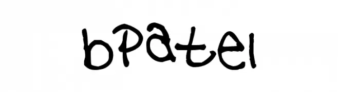 bpatel  Free Fonts Download