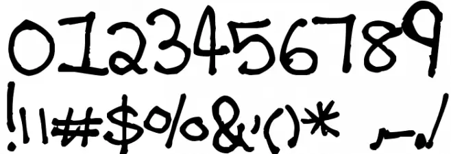 bpatel フォント その他の文字