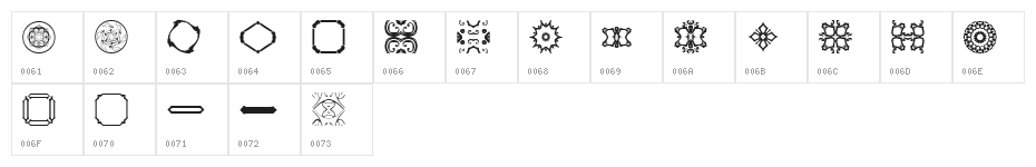 BR Nouveau Ramblings 2 Character Map