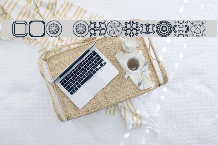 BR Nouveau Ramblings 2 Font examples