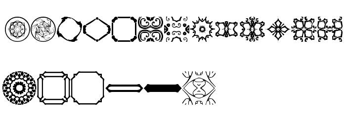 BR Nouveau Ramblings 2 Font LOWERCASE