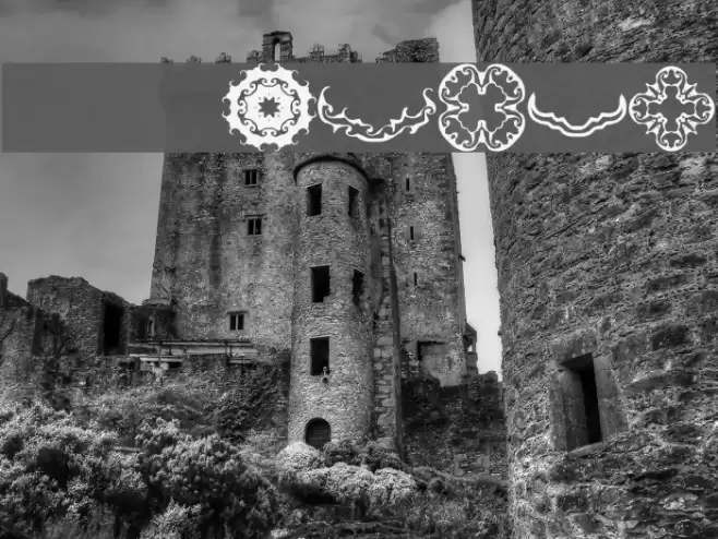 BR Thorns Font examples