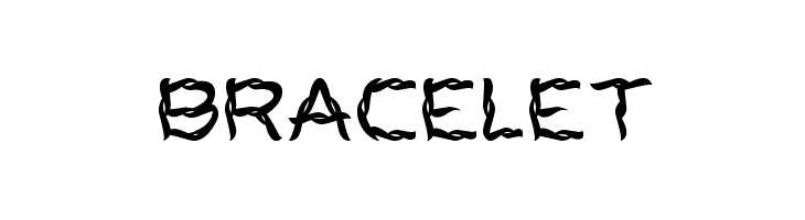 BRACELET  Frei Schriftart Herunterladen