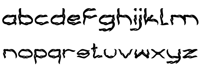 BRACELET Font LOWERCASE