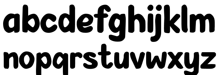 BRADLEY Font LOWERCASE