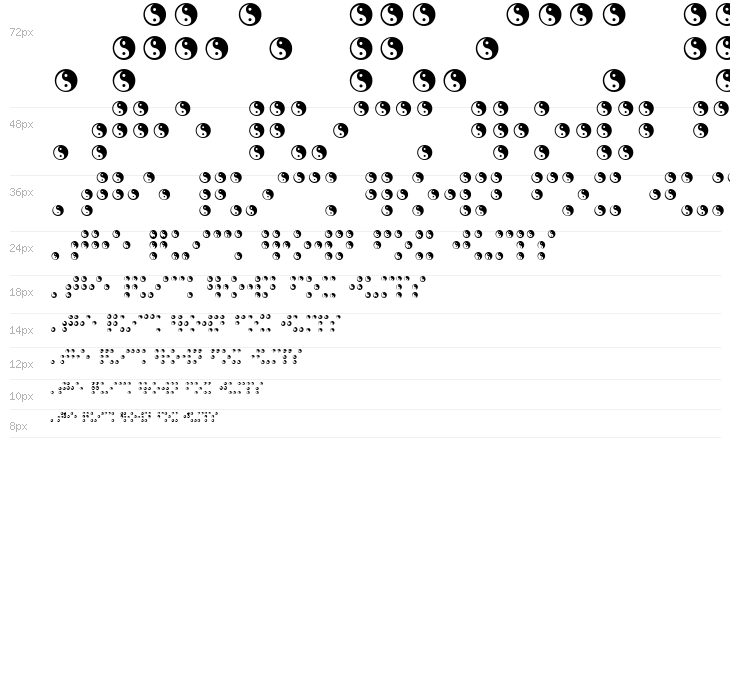 BRAILLE TAIJITU Waterfall