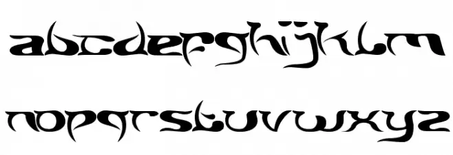 BRAIN STORM 字体 小写