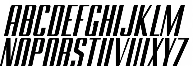 BRANCHE Italic Caratteri MAIUSCOLE