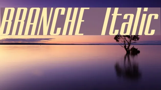 BRANCHE Italic Example 3