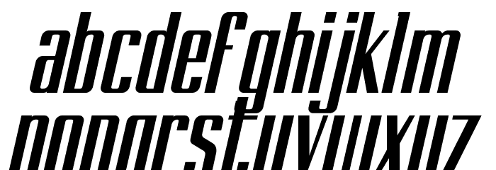 BRANCHE Italic Font LOWERCASE