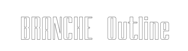 BRANCHE Outline  Fuentes Gratis Descargar