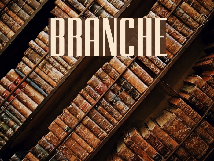 BRANCHE Font examples