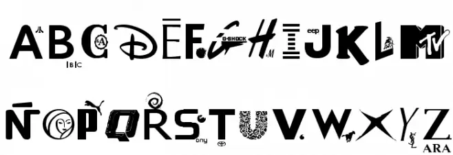 BRANDED フォント 大文字