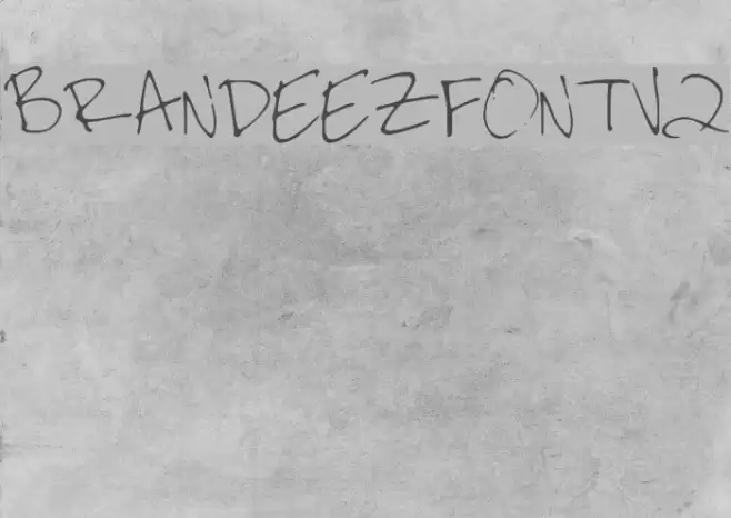 BRANDEEZFONTV2 Font examples