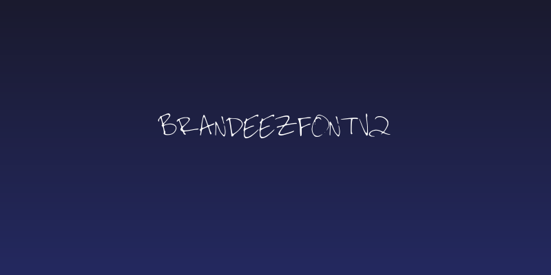 BRANDEEZFONTV2 Social Header