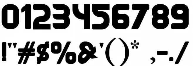 BRASOVIA Font OTHER CHARS