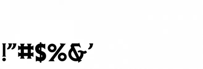 BRATTLIES Font OTHER CHARS