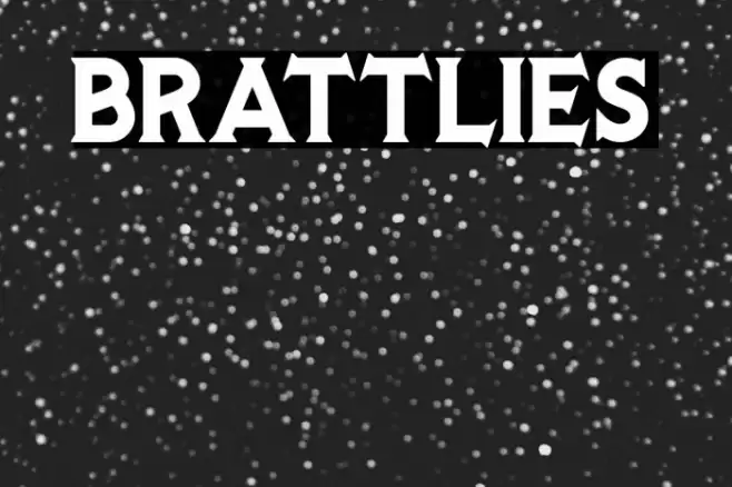 BRATTLIES Font examples