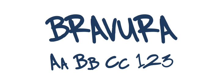 BRAVURA Font Preview