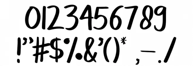 BREAK BEACH Font OTHER CHARS