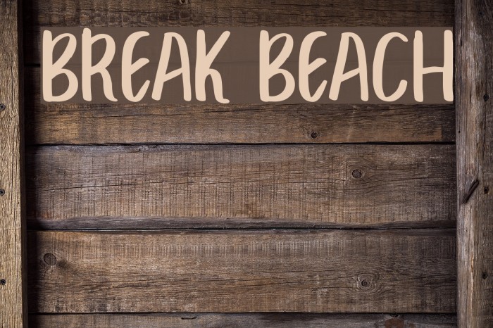 BREAK BEACH Example 1