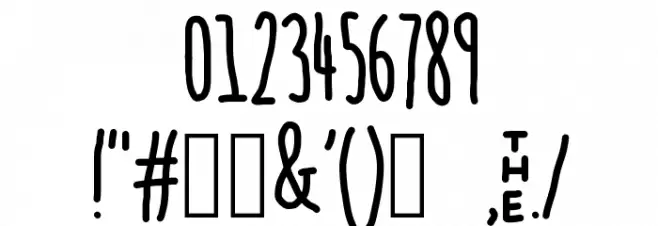 BREAK - CHAIN Font OTHER CHARS