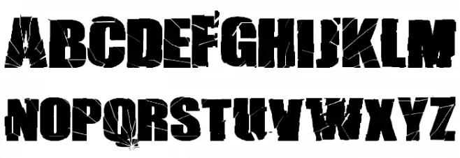 BREAK IT Schriftart Groß