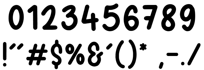 BREAKBONE Font OTHER CHARS