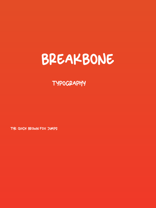 BREAKBONE Poster