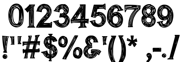 BREAKING SPAWN DEMO Font OTHER CHARS