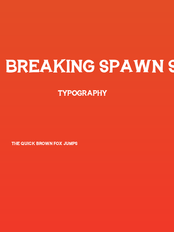 BREAKING SPAWN SOLID DEMO Poster