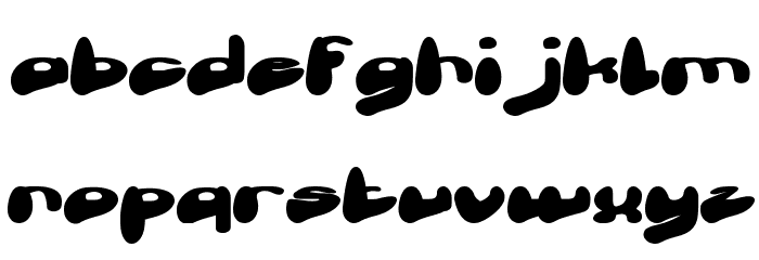 BREATH Bold Font LOWERCASE