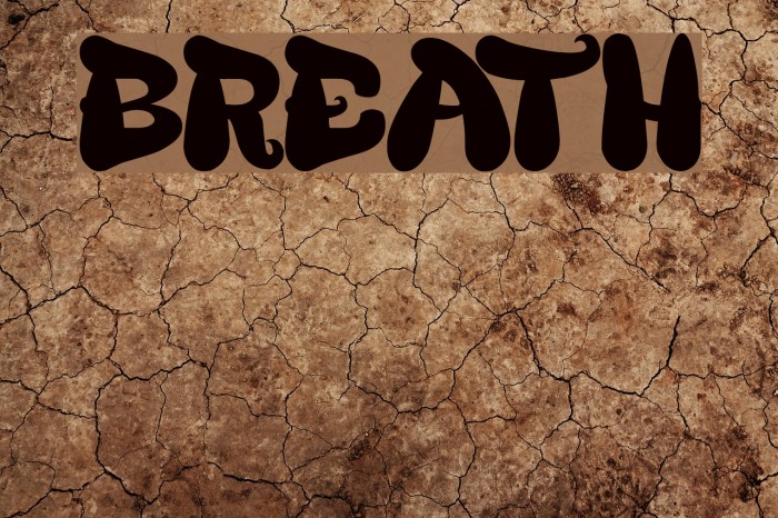 BREATH Font examples