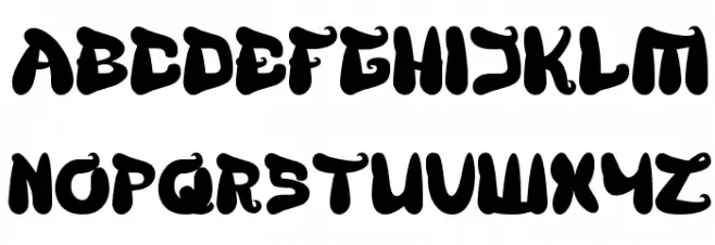 BREATH Font UPPERCASE