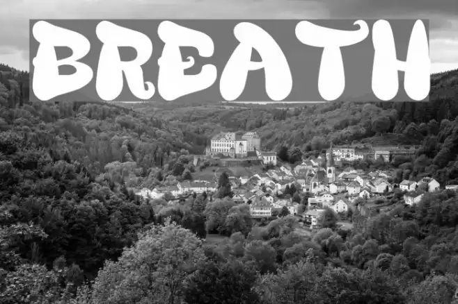 BREATH Font examples