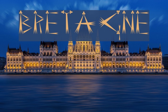 BRETAGNE Font examples