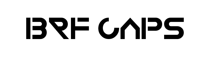 BRF Caps Font