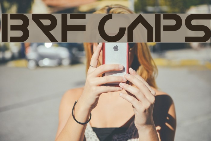 BRF Caps Font examples