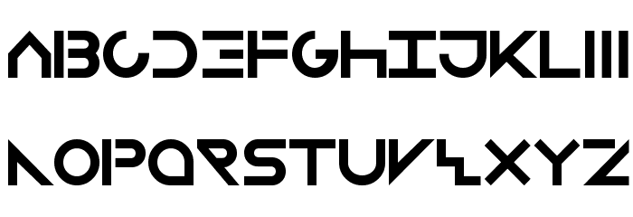BRF Caps Font LOWERCASE