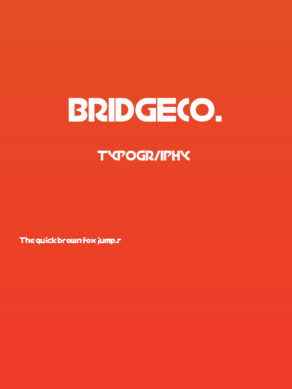 BRIDGEco. Poster