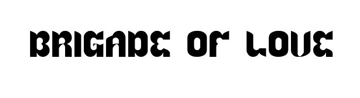 BRIGADE OF LOVE Font