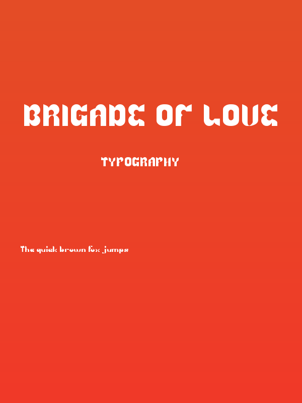 BRIGADE OF LOVE Poster