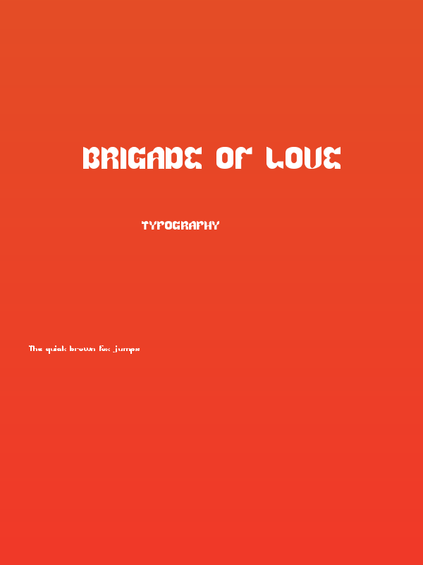 BRIGADE OF LOVE Poster