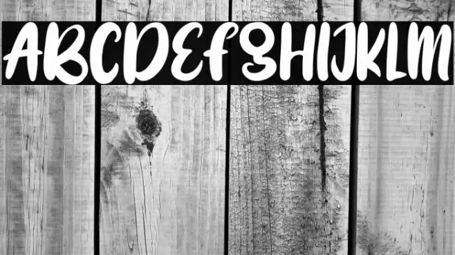 BRIGHT SMILE Font examples