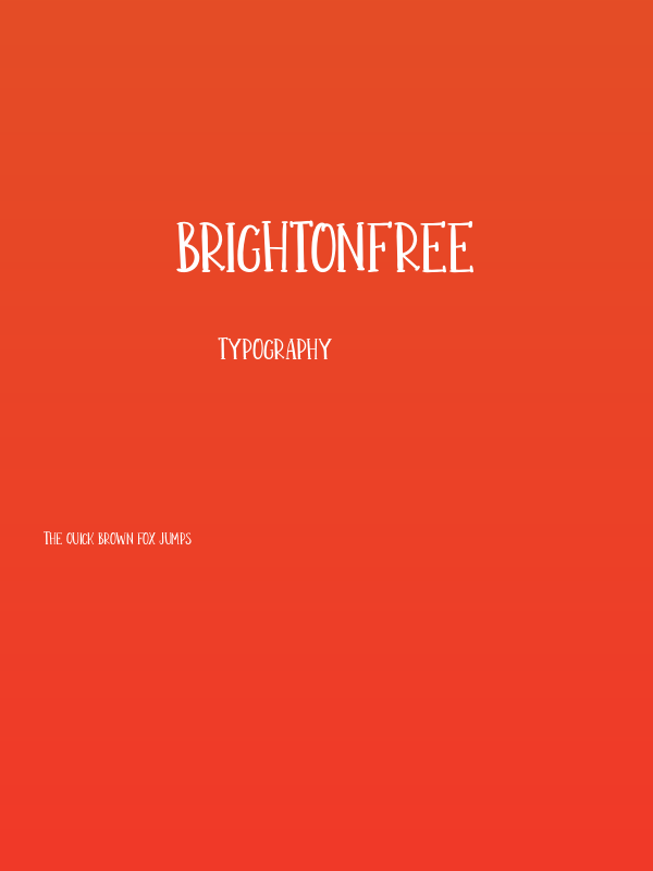 BRIGHTONFREE Poster